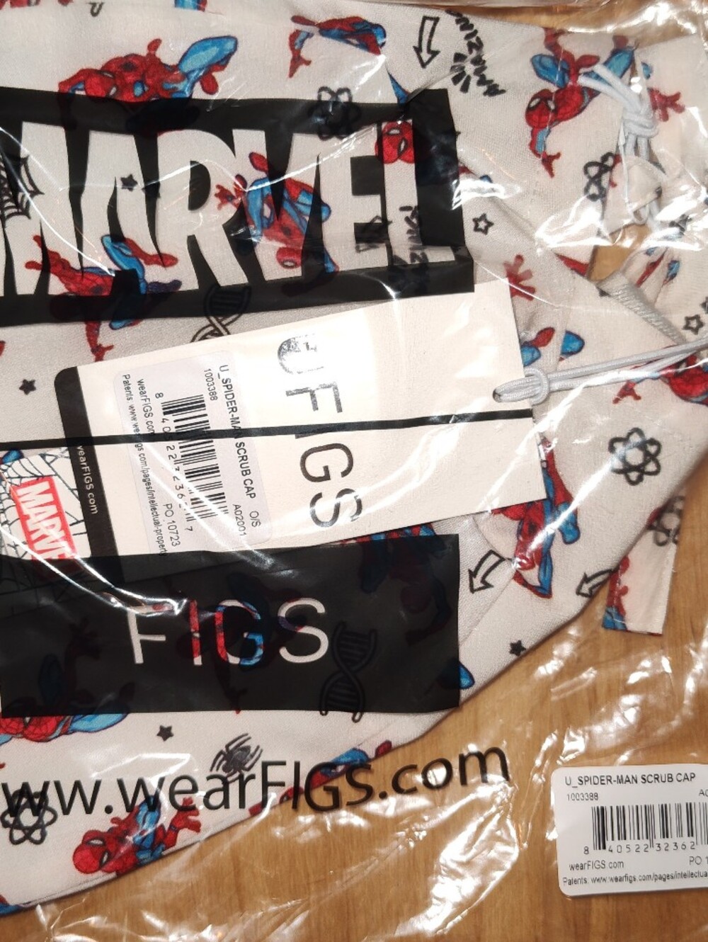 Figs X Marvel Spiderman Cap NWT - Picture 2 of 7